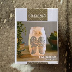 NEW in box decorative lighted glass vase